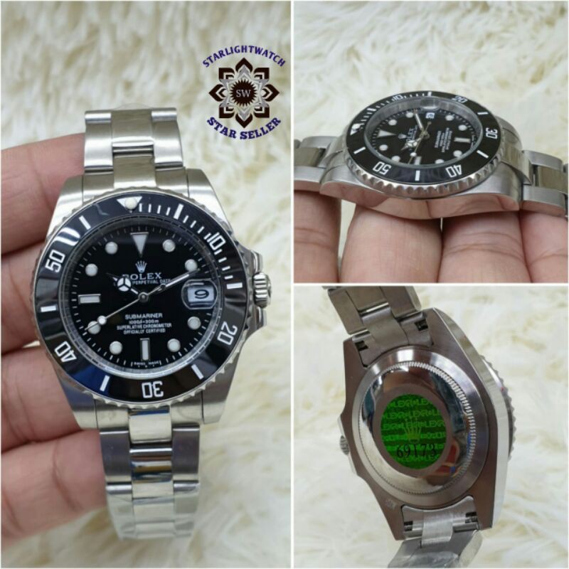 JAM TANGAN WANITA ROLEX SUBMARINER AUTOMATIC KUALITAS ORIGINAL