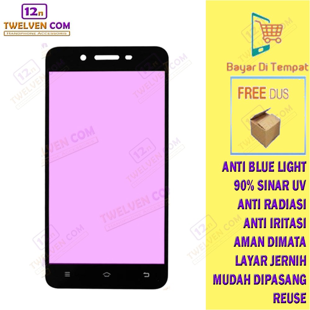 ANTI BLUE TEMPERED GLASS BLUE LIGHT ANTI GORES Oppo A52 A53 A57 A5s A71 A72 A74 A83 A91 A92 A93