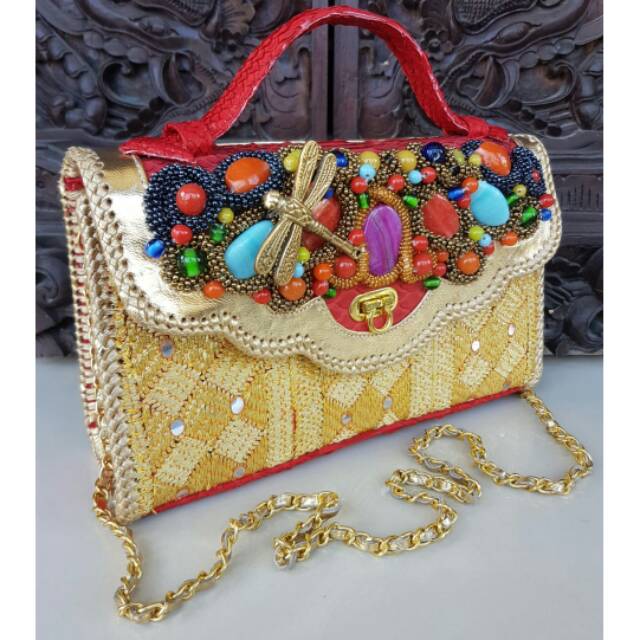 Tas pesta tapis mix phyton model koper