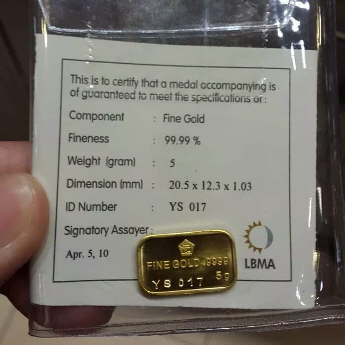 5 GR (GRAM) LOGAM MULIA/LOGAM MULIA ANTAM/LM/EMAS ANTAM LANDSCAPE