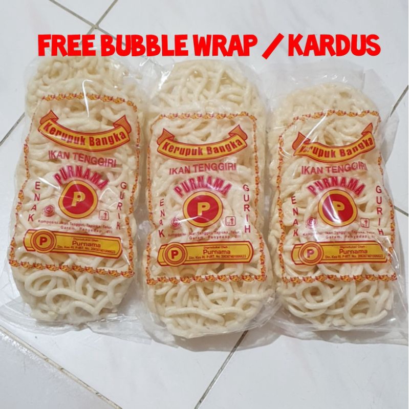 

Kerupuk KERITING Merk Purnama (Ikan Tenggiri) Isi 5pcs..Mutu TOPP!!!