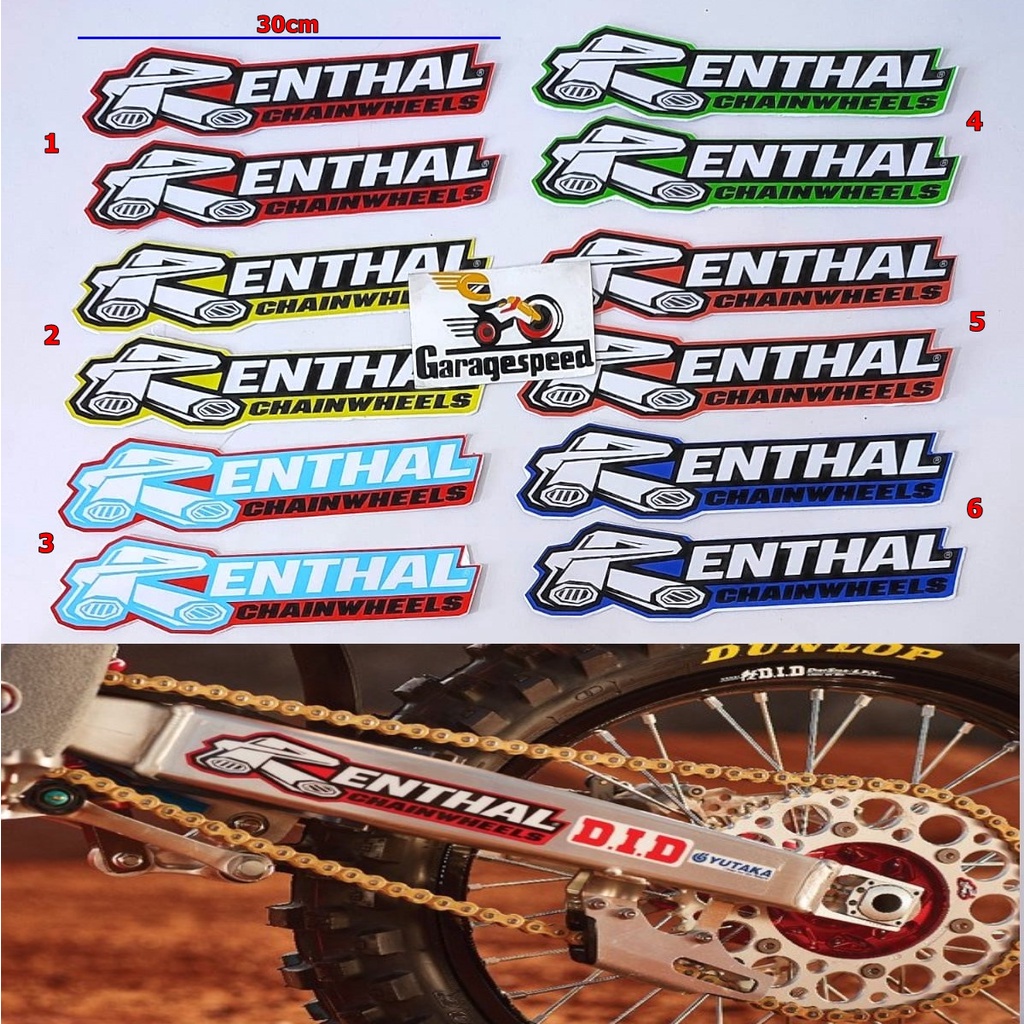 Stiker Swing Arm Trail KLX 150 CRF WR KLX 230 KTM Universal