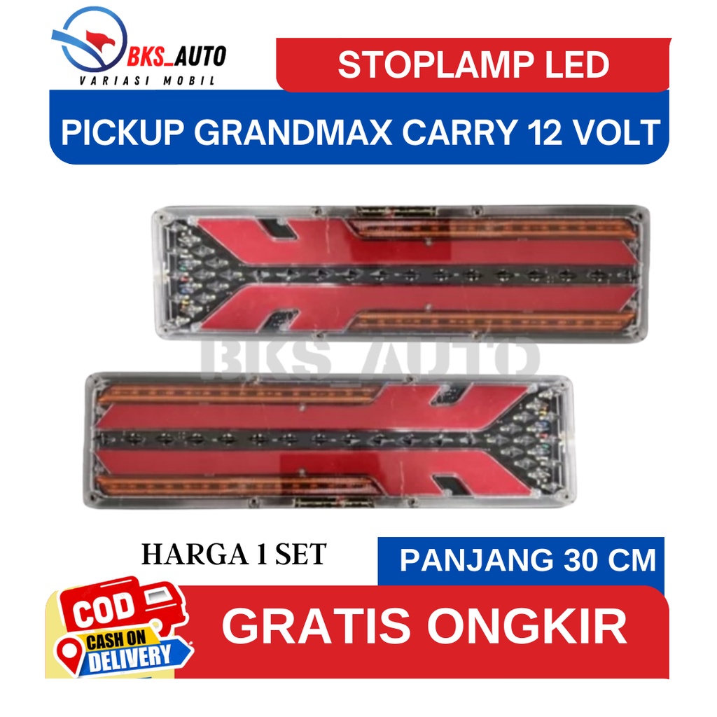 New Lampu Stoplamp variasi led rem sein running berjalan mobil pickup l300 cary avp kijang grandmax 