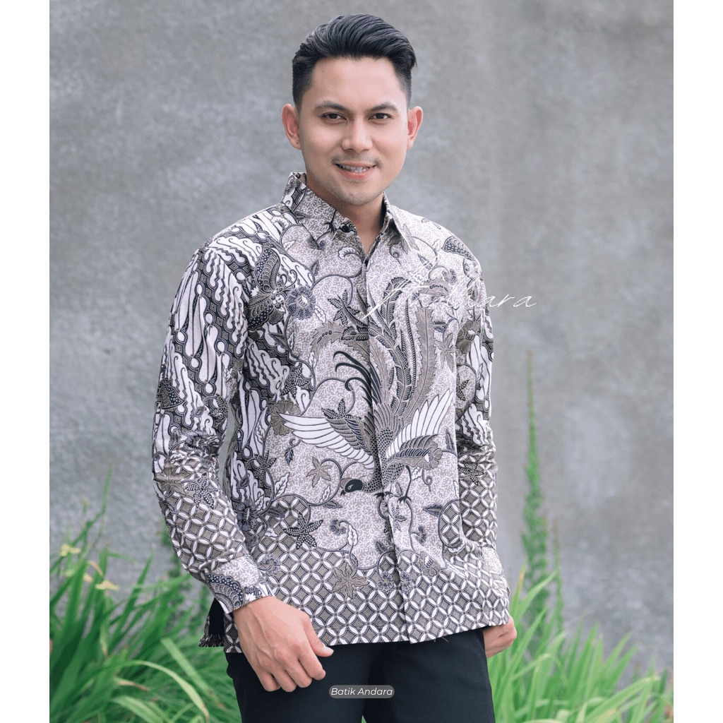 Baju Batik Pria Lengan Panjang PREMIUM SRAAGENAN ORIGINAL PEKSI LAWASAN