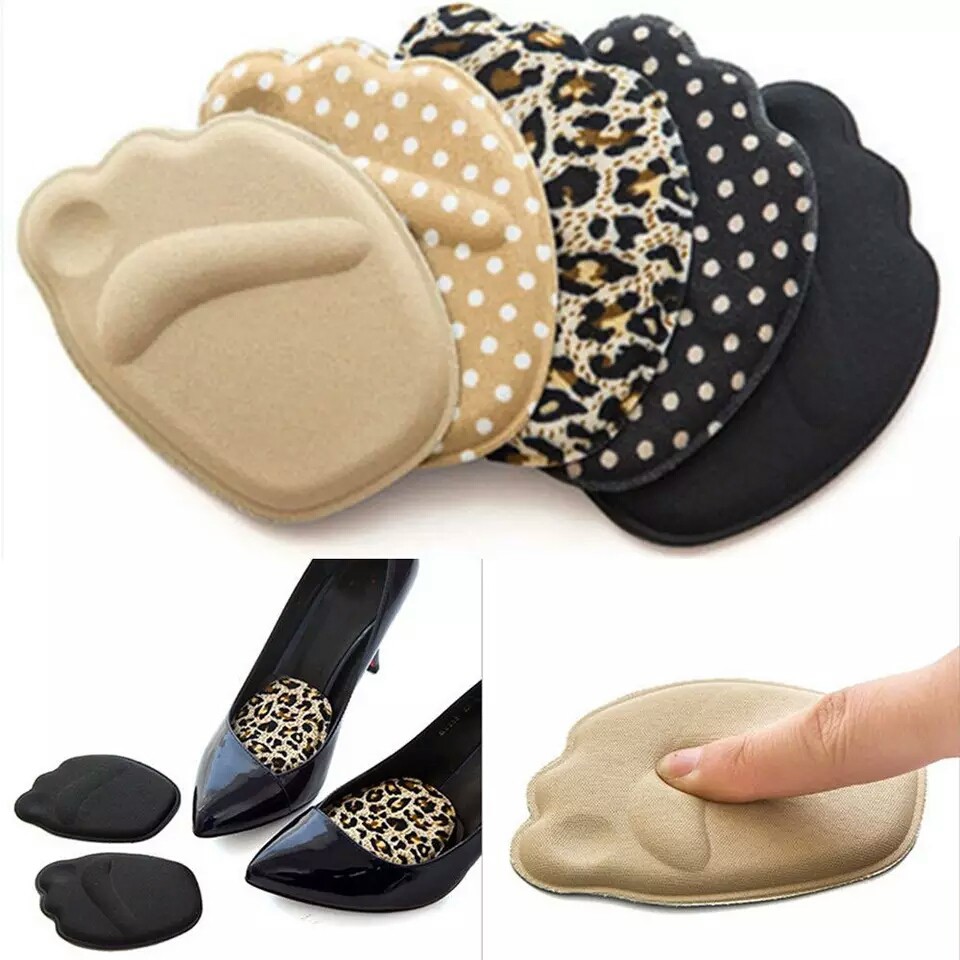 1 Pasang Bantalan Kaki Depan / Insole Busa Anti Slip / Sol Jari Kaki High Heels Dp01