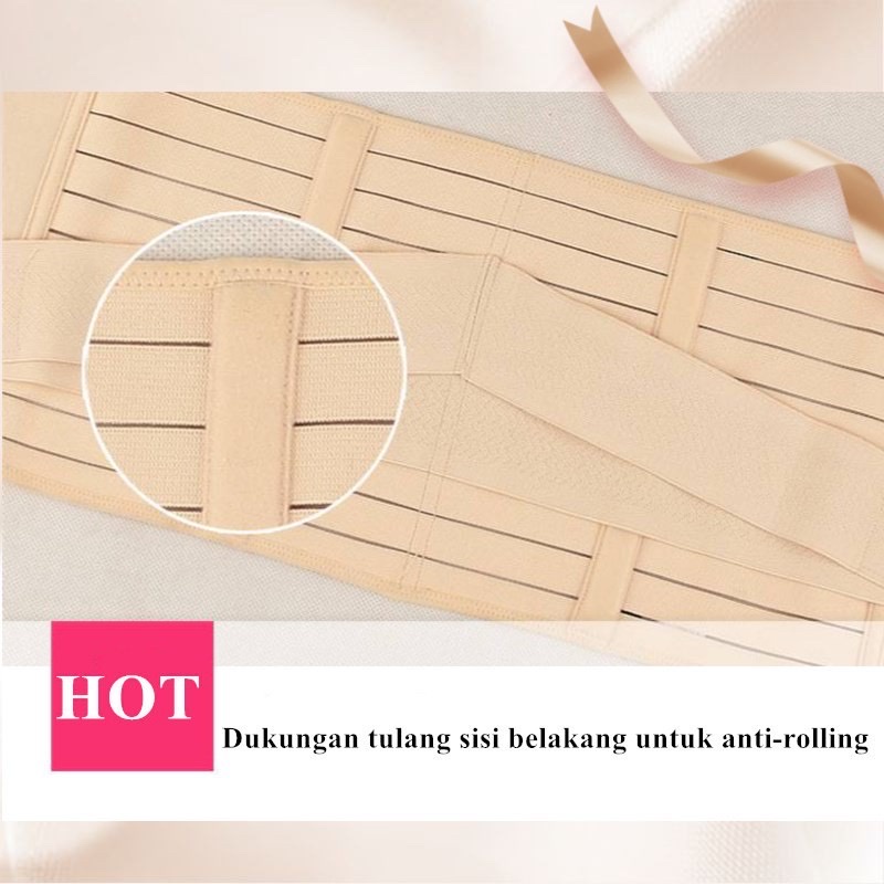 HARGA PAS! COD! KORSET Body Slimming Korset Pelangsing Tubuh Pengecil Perut Pasca Setelah Melahirkan Double Perekat