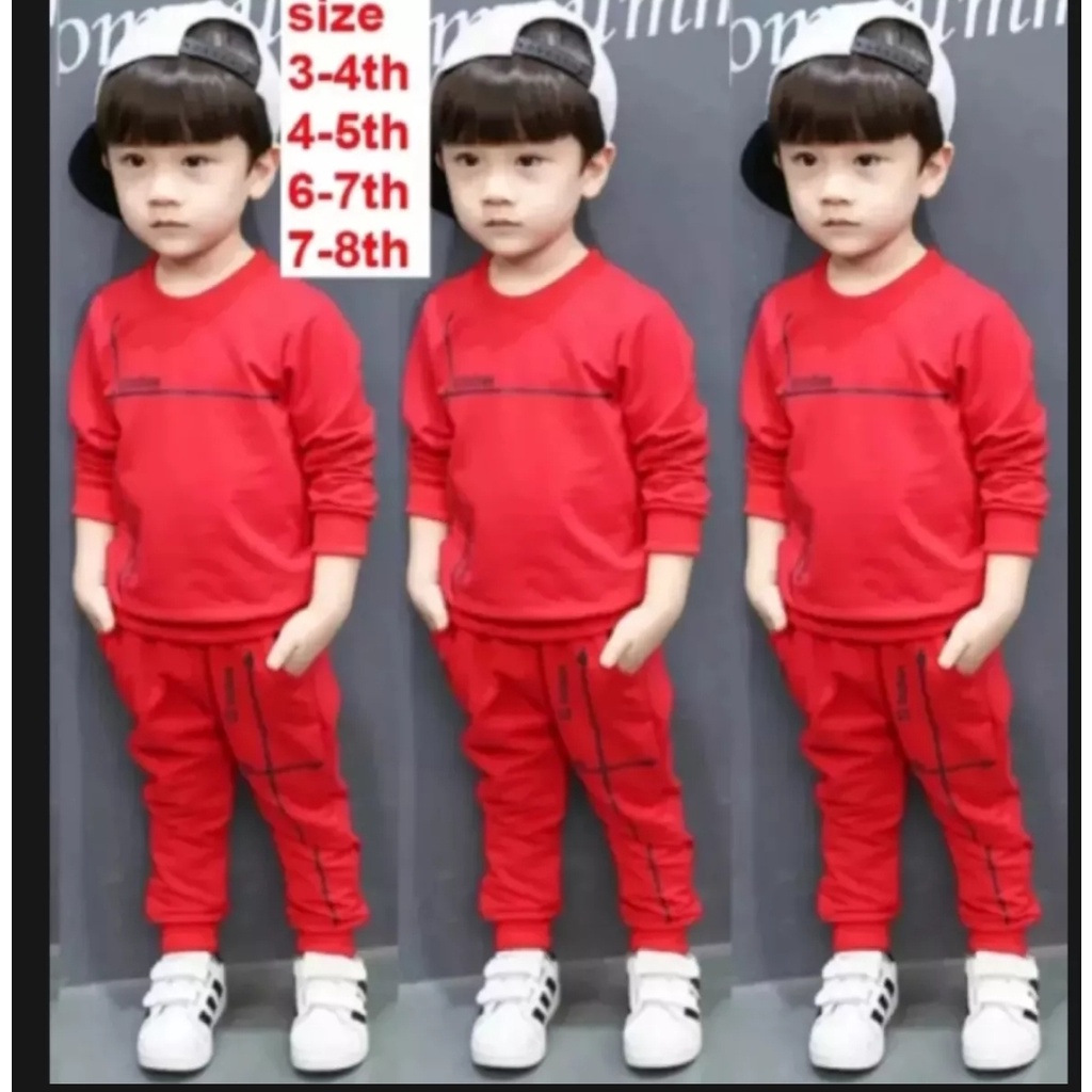 COD stelan laki-perempuan usia1-12 thn// stelan cargo stelam unisex