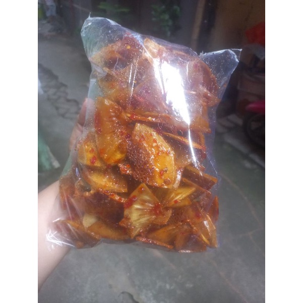 

1/2 kg kripik sukun rasa pedas manis Viral