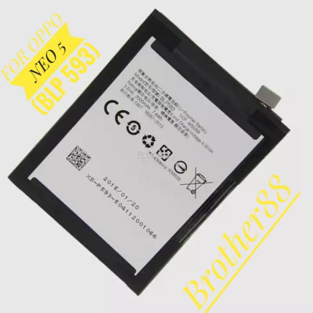 BATTERY BATERAI BATRE OPPO NEO 5 (BLP 593)