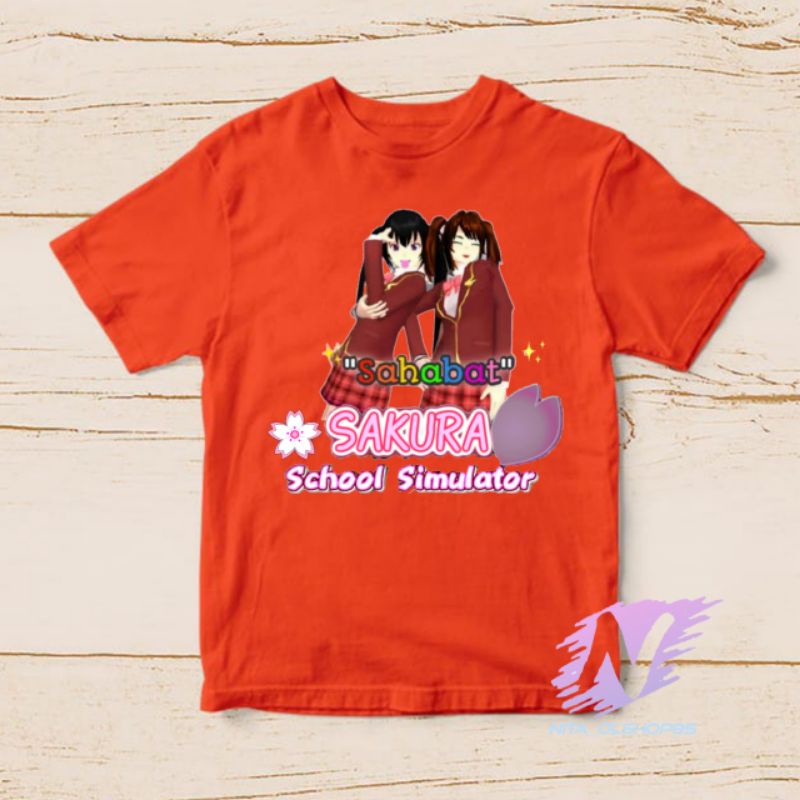kaos sakura school simulator sahabat kaos anak sakura