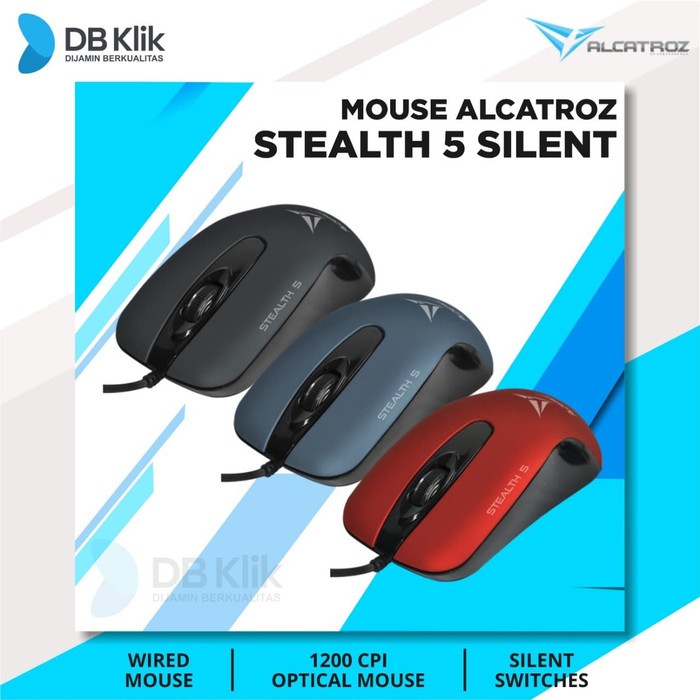 Mouse USB Alcatroz Stealth 5 Silent