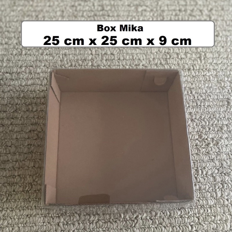 

Dus Die Cut / Kardus / Corrugated Box Tutup Mika 25x25x9cm