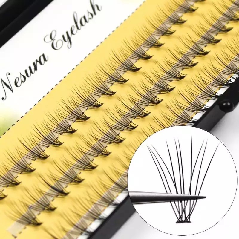 Bulu Mata Palsu Individual KNOT single individual eyelash single 60 pcs 10D curl C