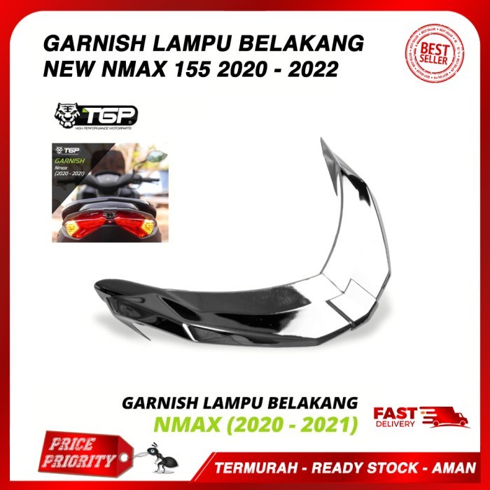 Garnish LAMPU BELAKANG New Nmax 155 variasi aksesoris Nmax Chrome Set MURAH