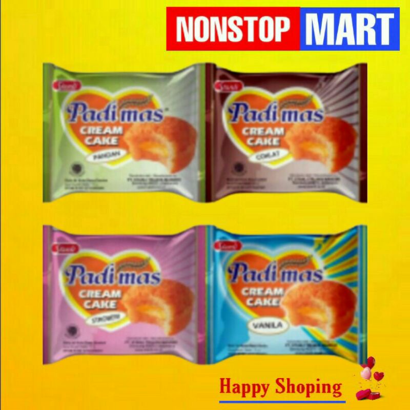 

PADIMAS Cream cake 1pack isi 10 pcs @10gr