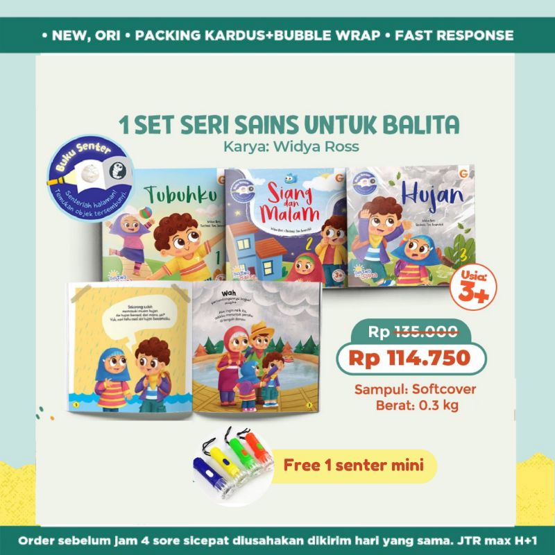 Buku Anak Seri Sains Untuk Balita Gema Insani Buku Senter Gema Insani Kids
