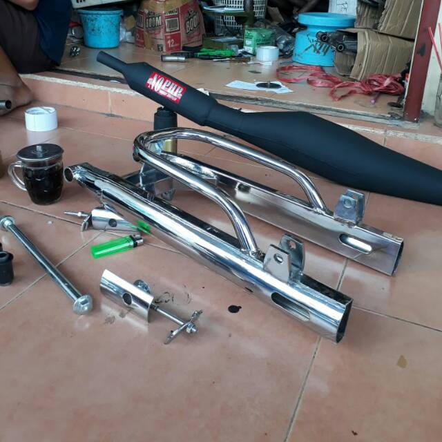Swing Arm Ovale Krom Lengan Ayun Supit Urang swing arm oval RX King RXS RXK RXSeries