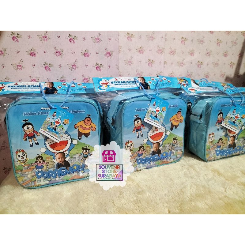 souvenir ultah tas custom / paket ultah anak/bingkisan birthday