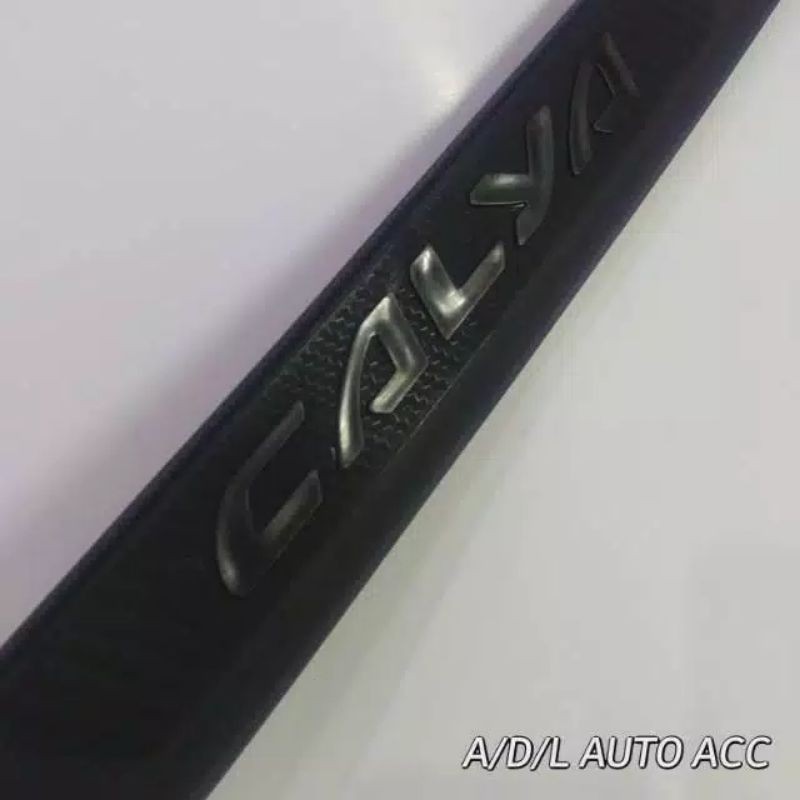 silplate sill plate belakang pintu bagasi toyota calya plastik abs hitam