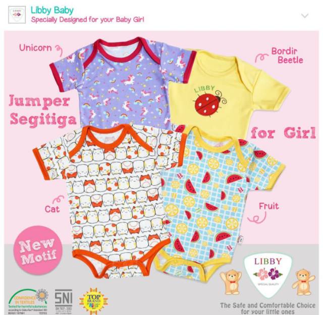 (COD) 4 pcs JUMPER PENDEK LIBBY FOR GIRL