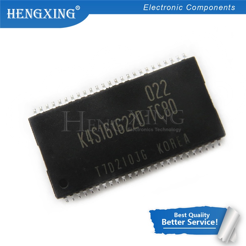 10pcs Ic K4S161622Sparepart Komponen Elektronik Chip D-TC70 K4S161622Sparepart Komponen Elektronik Chip D-TC80 K4S161622Sparepart Komponen Elektronik Chip H-TC60 K4S161622E-uc80 TSOP-50