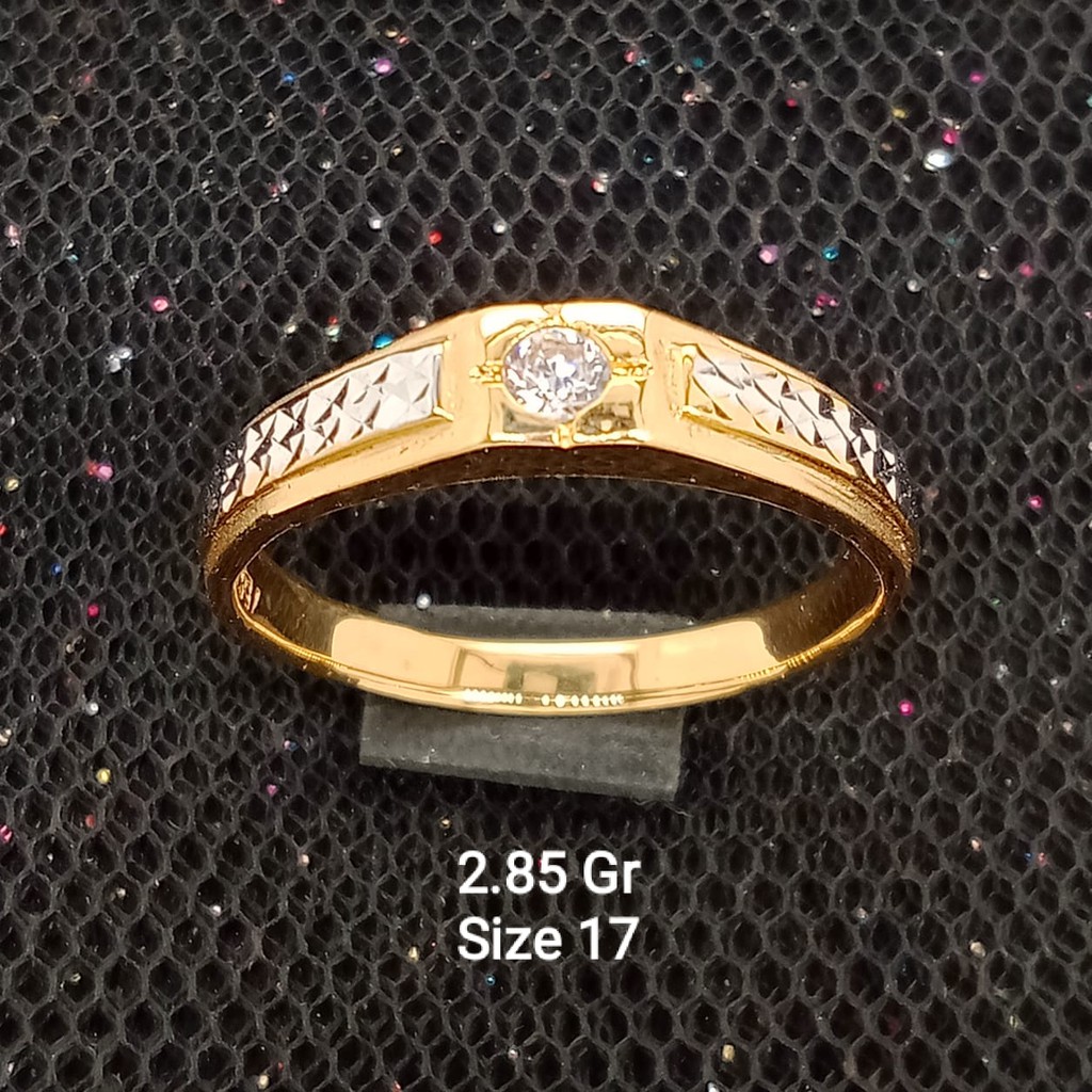 NEW Cincin Emas 17 K - 2.85 gr Kadar 750 - 2603