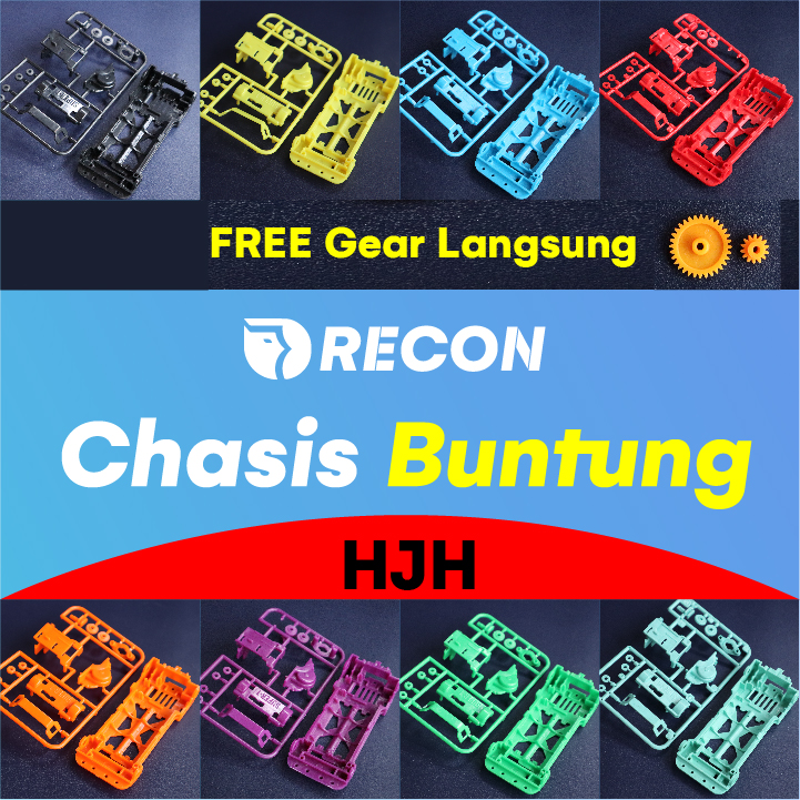 Chasis BUNTUNG Tamiya Sasis speed Chassis HJH Rangka