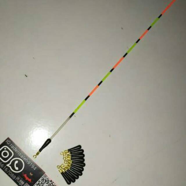 paketan 5 Stick kambangan & kili2 karet pancing