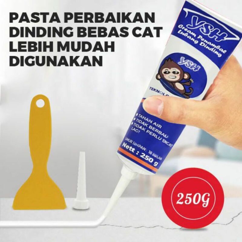 krim penambal lubang dinding dan lantai