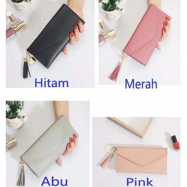 *Alibaba* Dompet Wanita Panjang/Dompet Modis Unik Dan Elegan