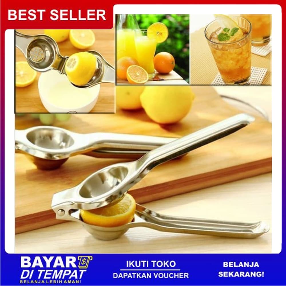 Press Lemon Alat Pemeras Jeruk Manual Perasan Lemon Buah Stainless steel FF