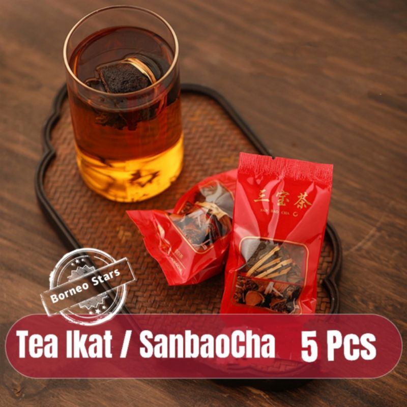 

Tea Ikat San bao cha 三宝茶 5 Pcs