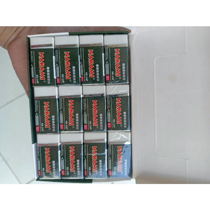 

Penghapus Nakami Ukuran Sedang Bukan Kecil Penghapus Hitam Putih Warna