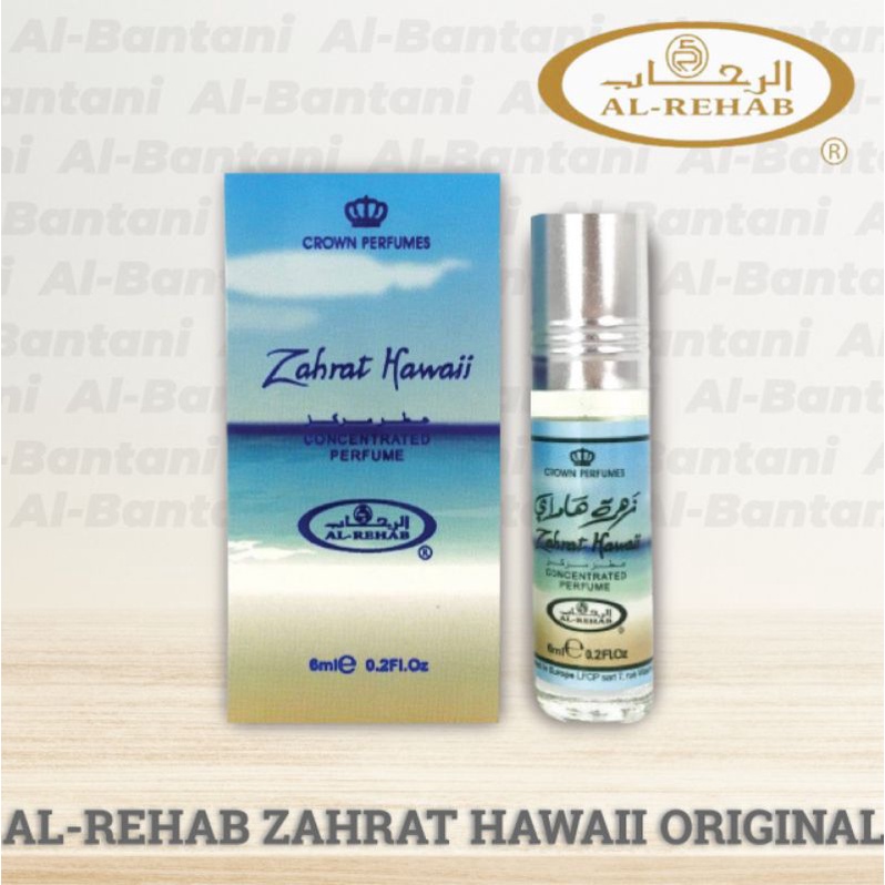 PARFUM AL REHAB ZAHRAT HAWAII ORIGINAL 6ml