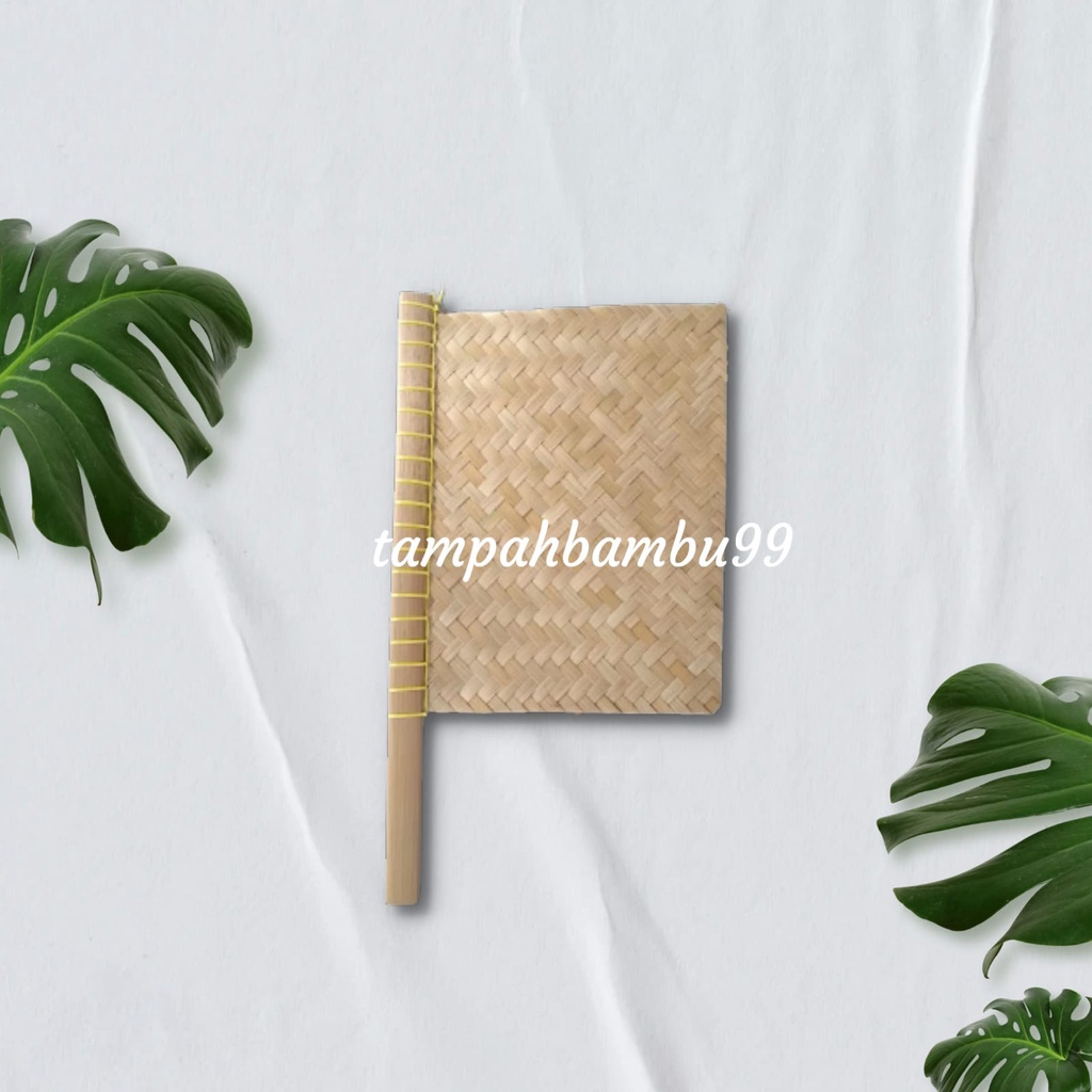 Kipas Sate Kipas Bambu Anyaman Hihid