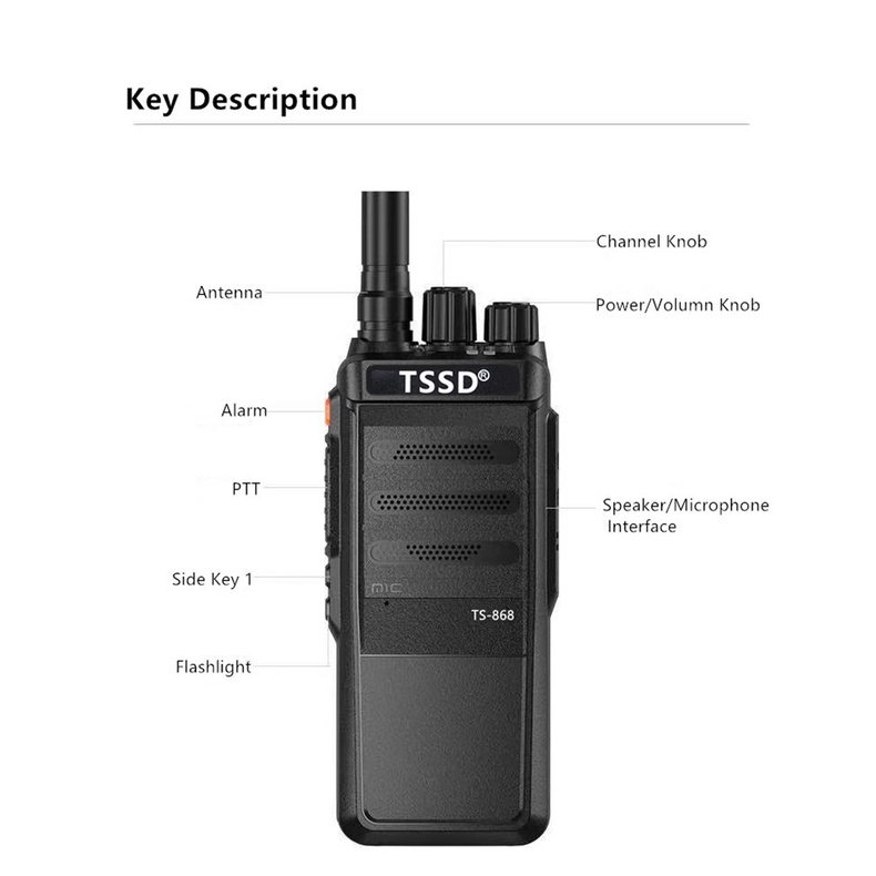 Radio VHF TSSD HT Original TSSD TS-868 Power 10 watt VHF Ready Stock ORI TSSD TS868