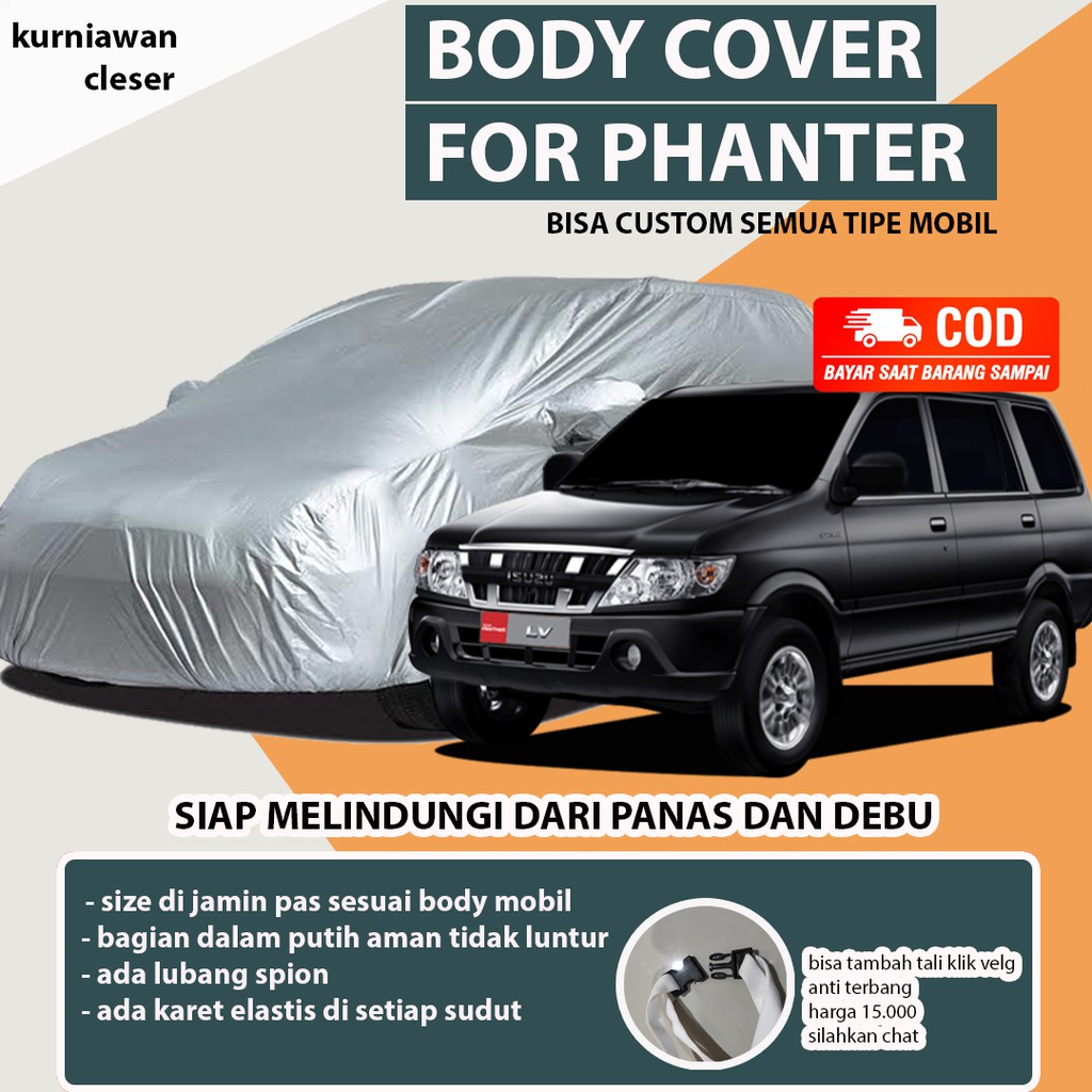 Body Car Cover Selimut Sarung Mantel Mobil Panther Lama Old Hi Grade / Selimut Sarung Mantel Mobil P