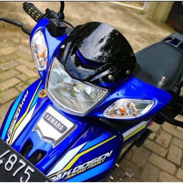 VISOR YAMAHA 125z 125zr FIzr SARTIA HIU 2T MIO UNIVERSAL VISOR FIZR WINDSHIELD FIZR