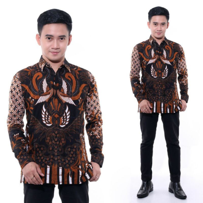 KEMEJA BATIK lengan panjang motif terbaru batik modern