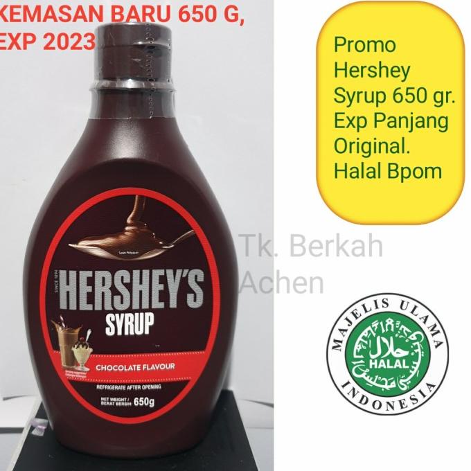 

BISA BAYAR DITEMPAT Hershey Coklat syrup kemasan 680ml EXP MEI 2021 - 650gram CUCI GUDANG Kode 1179