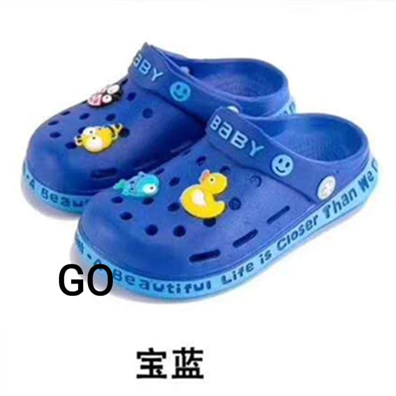 gos LIFE BEETLE PAO Sandal Anak Laki Perempuan Bahan Karet Model Lucu 0-7 Tahun Import