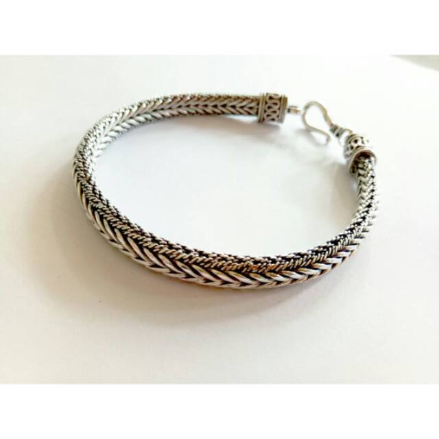 Gelang rantai/gelang pria wanita/gelang handmade/gelang silver