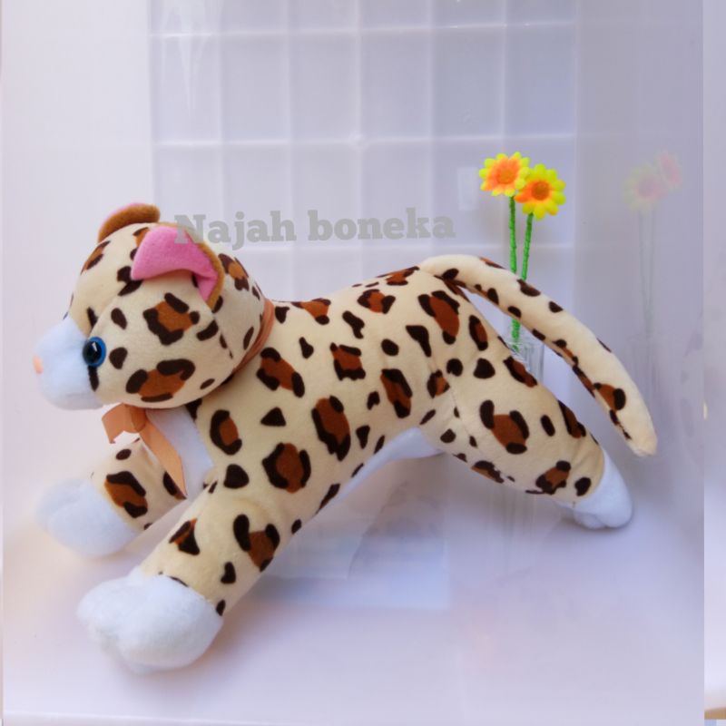 Promo Bayar Dirumah shopee 7.7 Boneka Kucing/Macan/tiger kucing belang lucu SNI murah