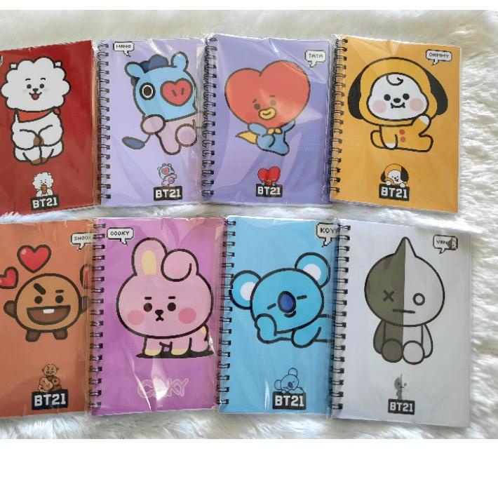 

ㄷ [Bisa COD] NOTEBOOK A6 BT21 BTS(14.8 × 10.5 cm) Cooky Tata Chimmy Koya RJ Buku Murah ⇃