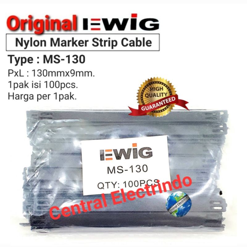 Marker Strip EWIG MS-130 Untuk Label Kabel.