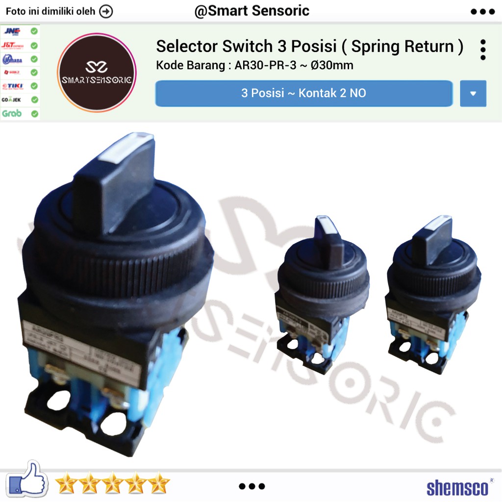 Jual Selector Switch Ar Pr Mm Sc Posisi Shemsco Fuji Electric Indonesia Shopee Indonesia