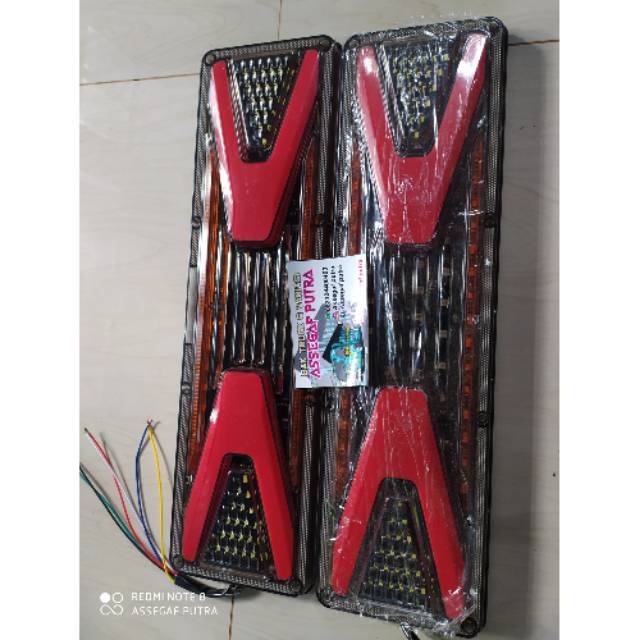 Lampu let belakang truk 24v