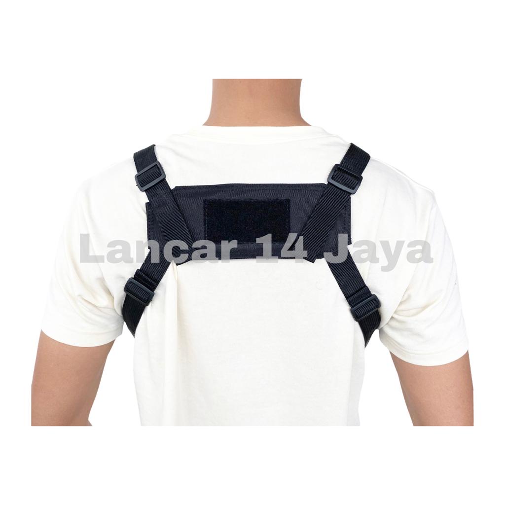 Tas Dada Pria Tactical Tas Waterproof Double Defender - Chest Bag - Tas Sepeda - Chest Rig - Tas Army TNI Terbaru