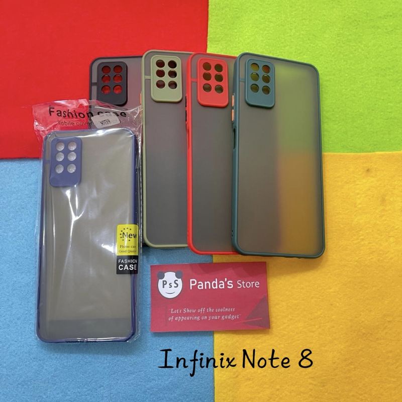 Case Infinix Note 8 , Hot 8 , Hot 8 Lite My choice Original + Ring Kamera / Pelindung Kamera (PsS)