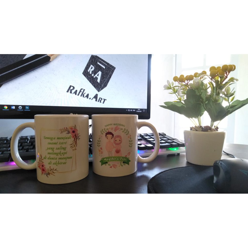 Souvenir Cetak Mug Custom Printing untuk promosi dan hampers di Malang [KUALITAS TERJAMIN]